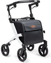 Lichtgewicht Rollator Rollz Flex - 2 - Wit - Classic Brake - Hulpmiddeldiscounter.nl