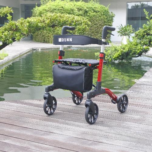 Opvouwbare Rollator Brooklyn- Lichtgewicht en compact - Hulpmiddeldiscounter.nl