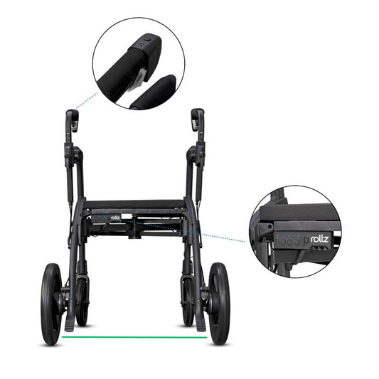 Rollator voor Parkinson Met Antifreeze-Systeem-Rollz Motion Rhythm - Hulpmiddeldiscounter.nl